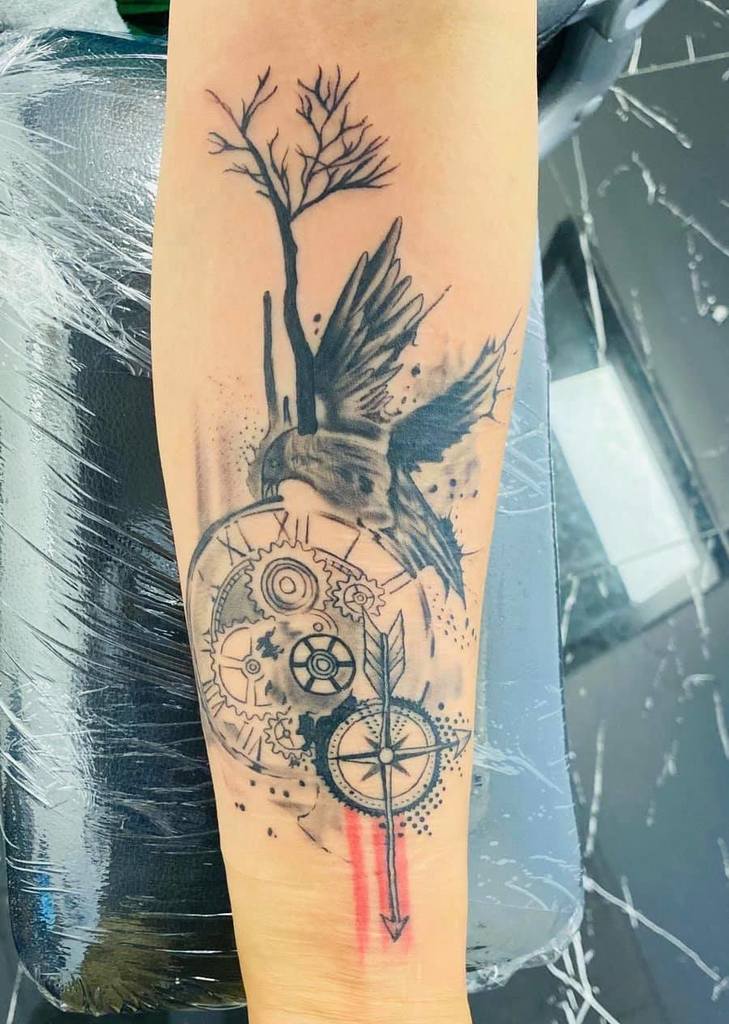 crow tattoo auckland